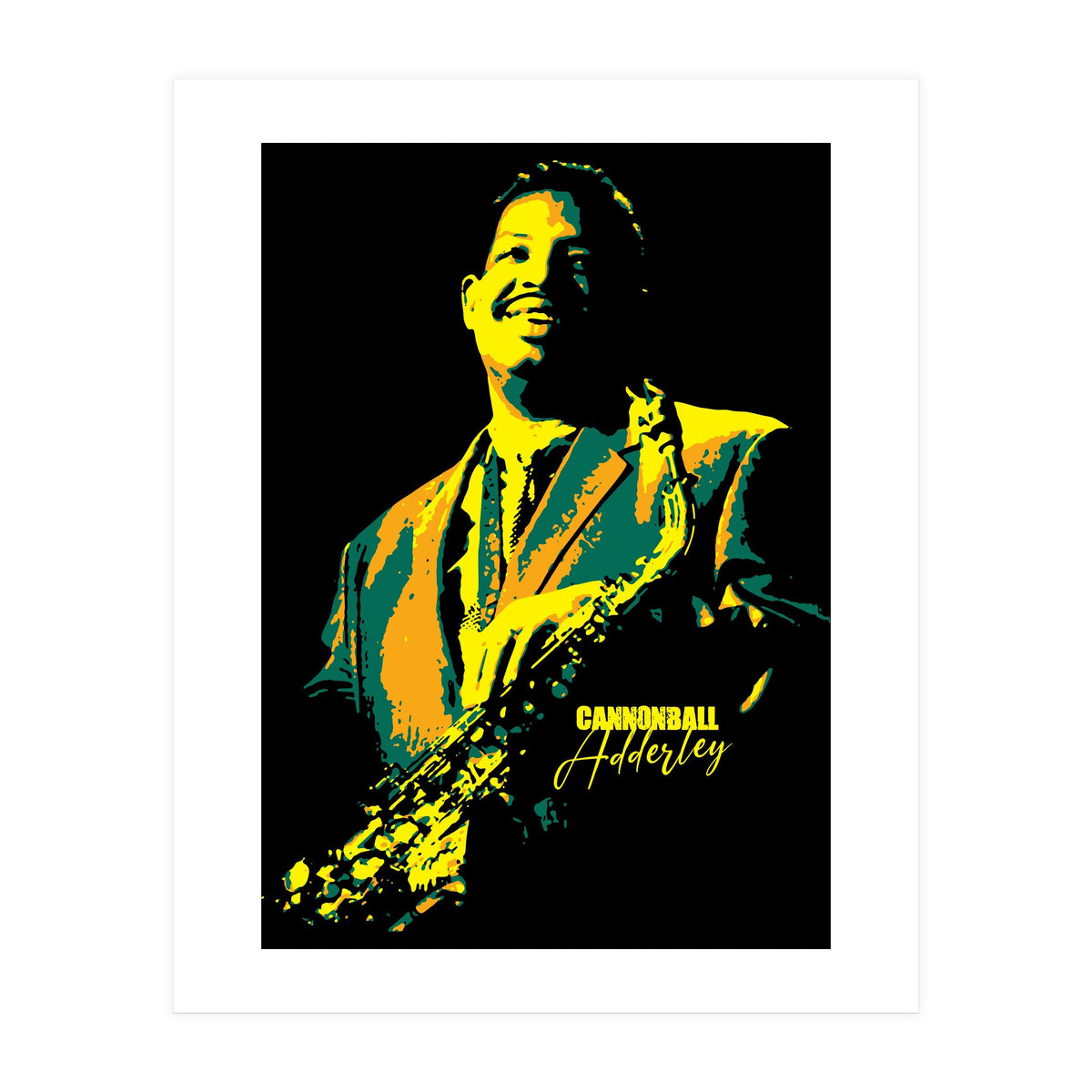 Cannonball Adderley American Jazz Saxophonist (Print Only)