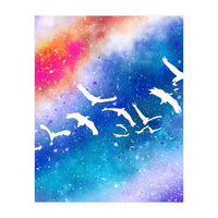 Spread Your Wings, Birds Freedom Fly Painting (Print Only)