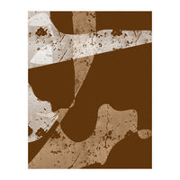 Brown Abstract Minimalist (Print Only)