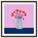 Poppies – pink and blue thumbnail