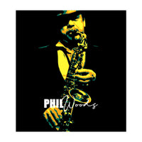 Phil Woods American Jazz Saxophonist Legend (Print Only)