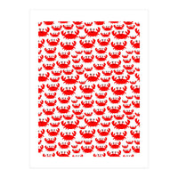 Red Crab Pattern  (Print Only)