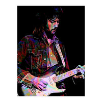 Eric Clapton Rock and Blues Guitarist Legend v2 (Print Only)