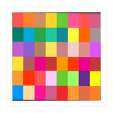Colorful Rainbow Squares Patch (Print Only) thumbnail