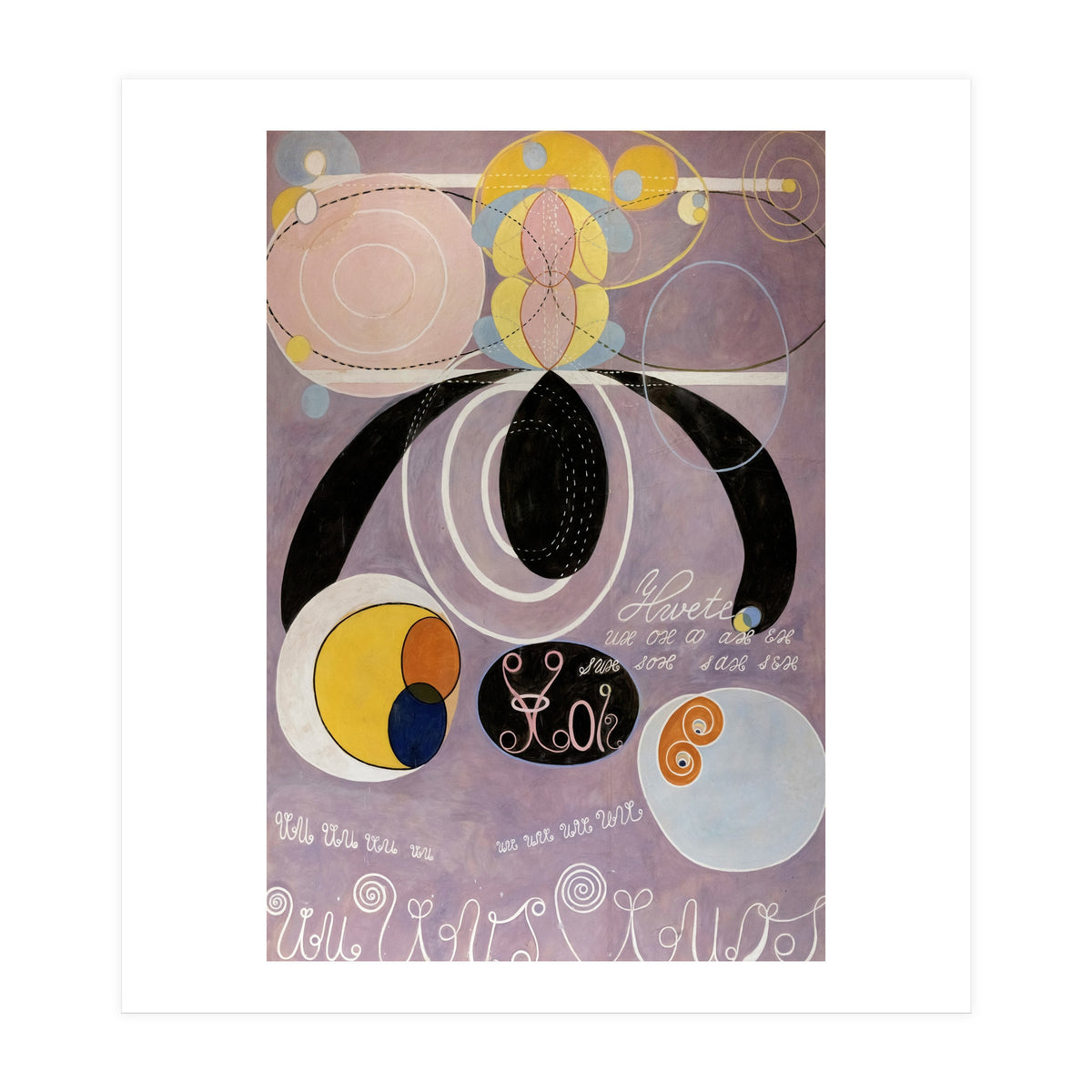 Hilma af Klint The - Ten Largest No 6 Adulthood Abstract Spiritual Art (Print Only)