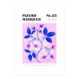 Magical Flowers No.25 Cobalt Strawberries (Print Only) thumbnail