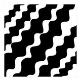 Black Wavy Pattern (Print Only) thumbnail