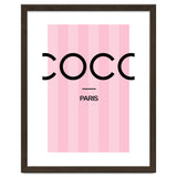 Paris Fashion Quote Art, Coco Chanel, Chic Decor thumbnail