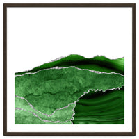 Green & Silver Agate Texture 10