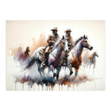 Cowboy Riders On Horses (Print Only) thumbnail