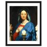 Jean Auguste Dominique Ingres / 'The Virgin Mary Prays to the Host', 1866. thumbnail