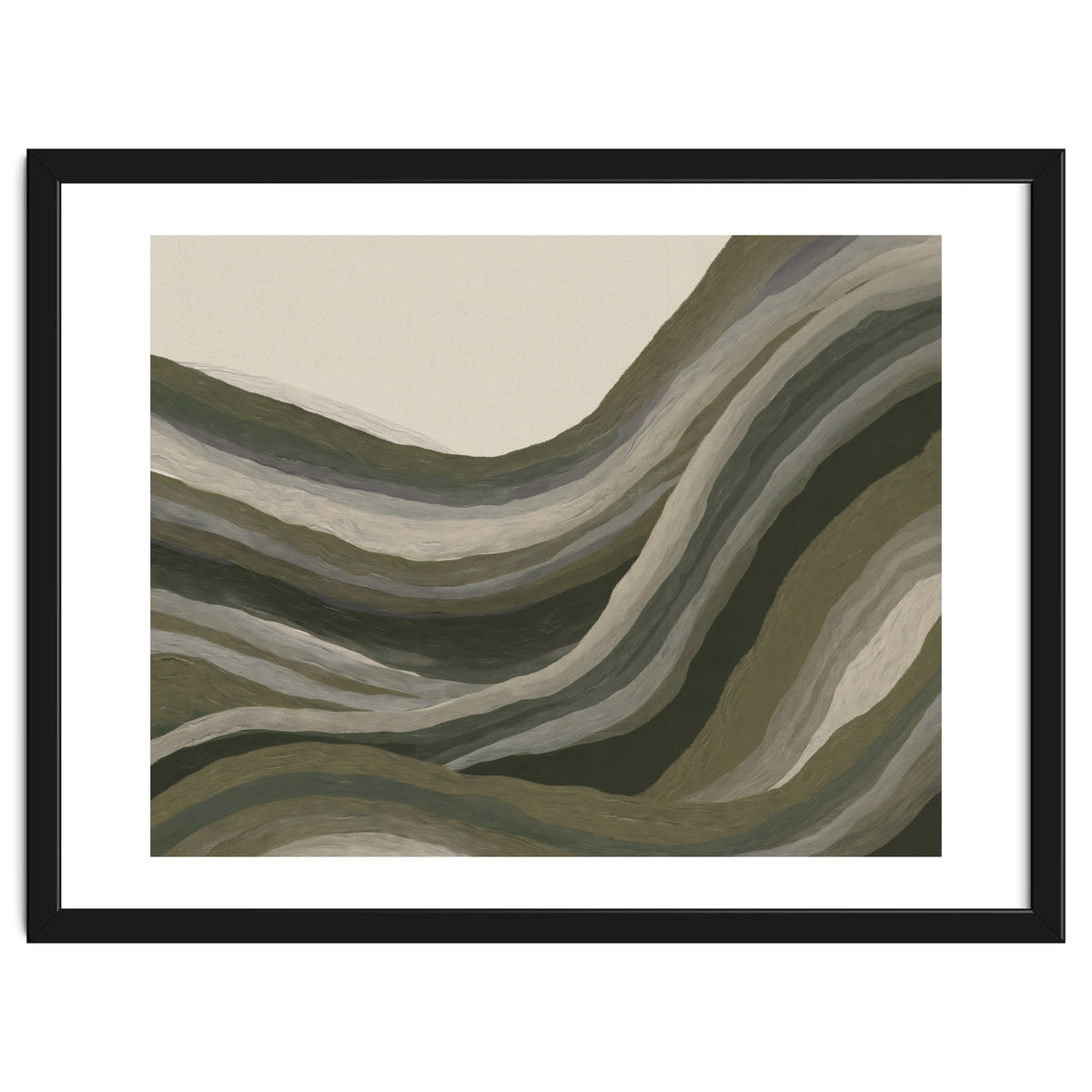 Moody Abstract Hills