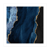 Navy & Gold Agate Texture 01  (Print Only) thumbnail