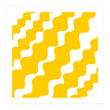 Yellow Wavy Pattern (Print Only) thumbnail