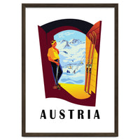 Austria Ski Track At The Door