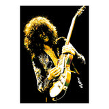 Jimmy Page American Rock Band Guitarist Legend in Pop Art (Print Only) thumbnail