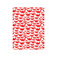 Red Crab Pattern  (Print Only)