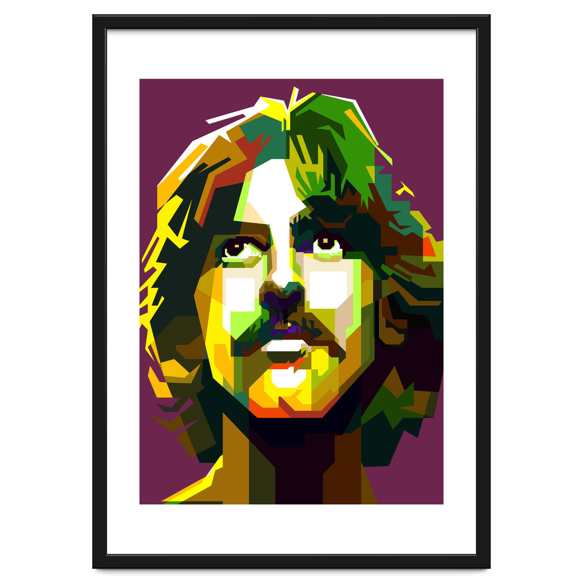 George Harrison The Beatles Pop Art WPAP