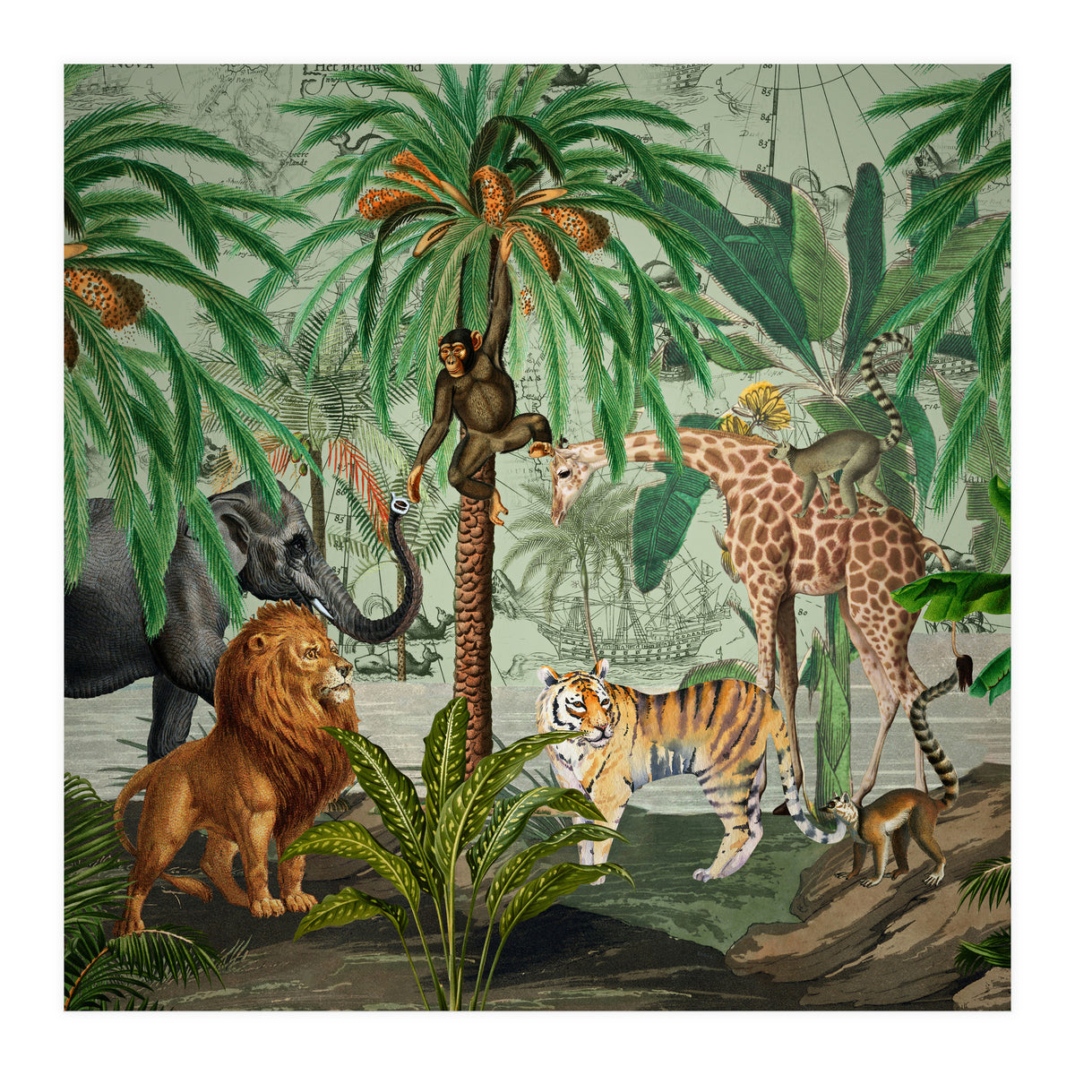 Vintage African Adventure (Print Only)