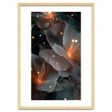 Ethereal Glowing Flora: Abstract Translucent Petals thumbnail