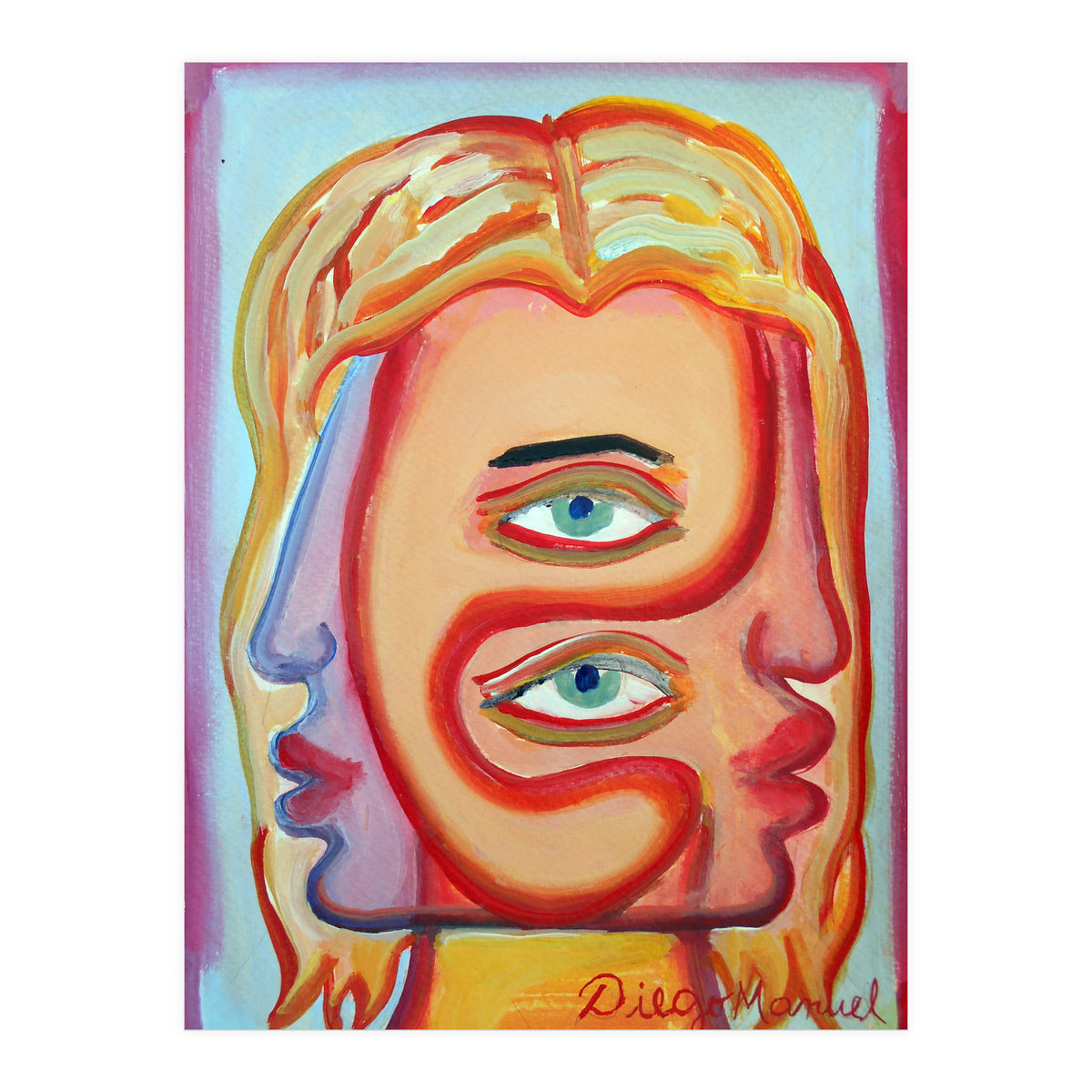 Cabeza De Mujer 10 (Print Only)