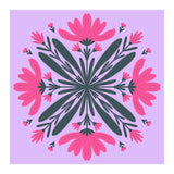 Magenta mandala flowers (Print Only) thumbnail