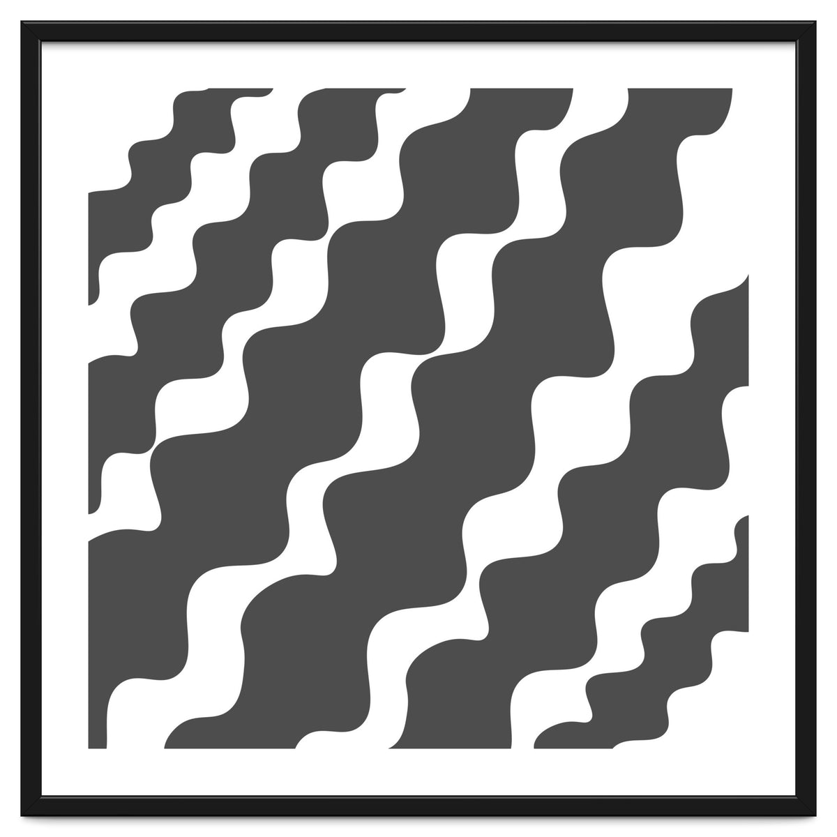 Grey Wavy Pattern