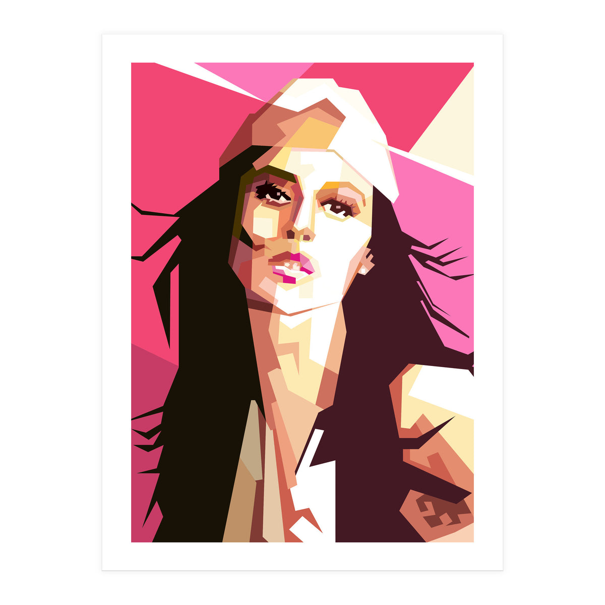 Beauty Monica Bellucci Actress Art Retro (Print Only)