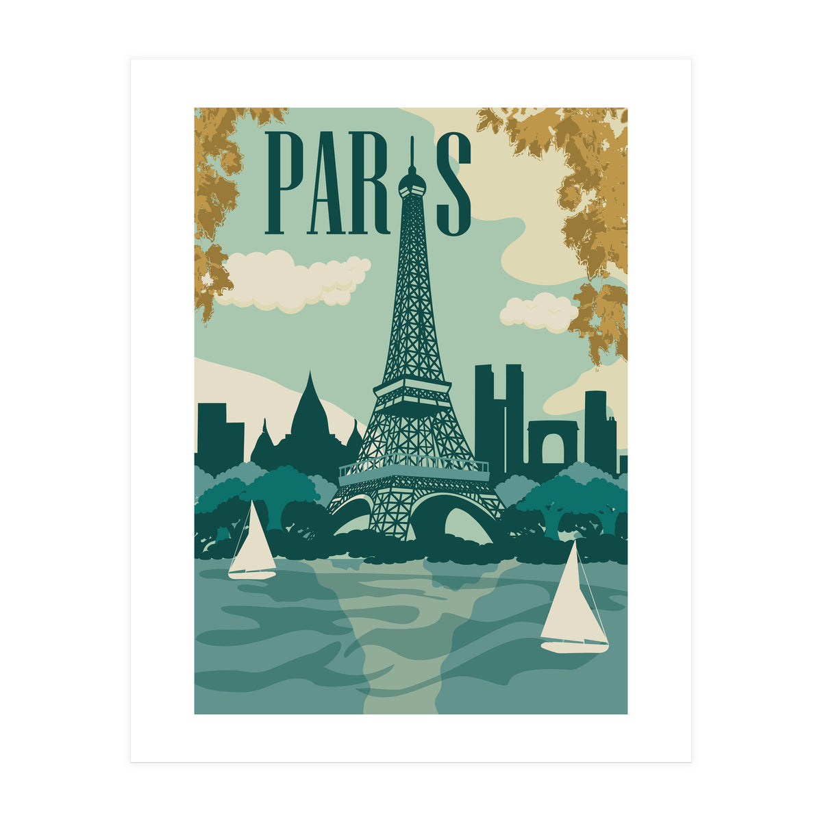 Paris, France (Print Only)