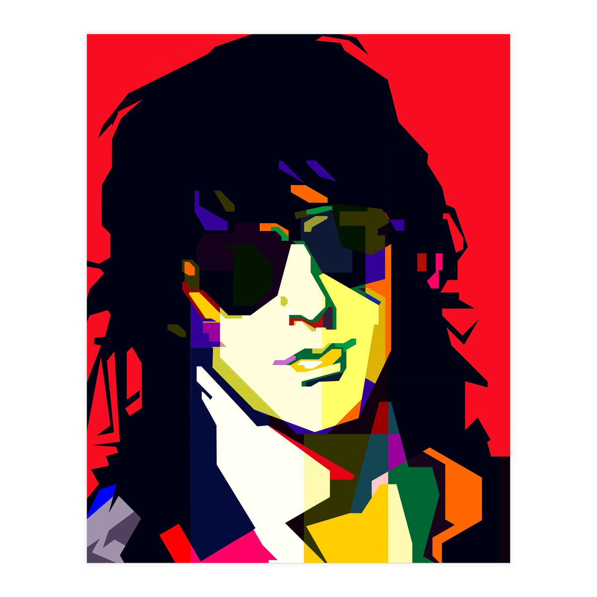 Izzy Stradlin Guitarist Pop Art WPAP (Print Only)
