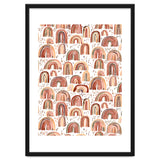 Cute Watercolor Rainbows Terracota thumbnail