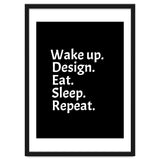 Wake Up Design Eat Sleep Repeat thumbnail