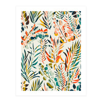 Colorful Leaves Pattern (Print Only)