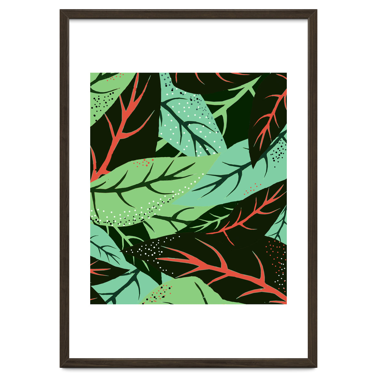 The Dark Jungle | Mystery Eclectic Forest | Maximalist Rainforest Nature Botanical Plants