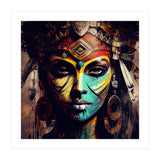 Midnight Warrior Woman Portrait (Print Only) thumbnail
