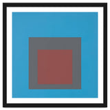JOSEF ALBERS - HOMAGE TO THE SQUARE, BLUE, DARK RED thumbnail