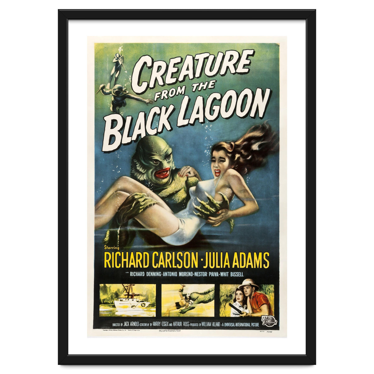 CREATURE FROM THE BLACK LAGOON (1954), directed by JACK ARNOLD.