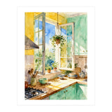 Matisse Inspired Kitchen Room (Print Only) thumbnail