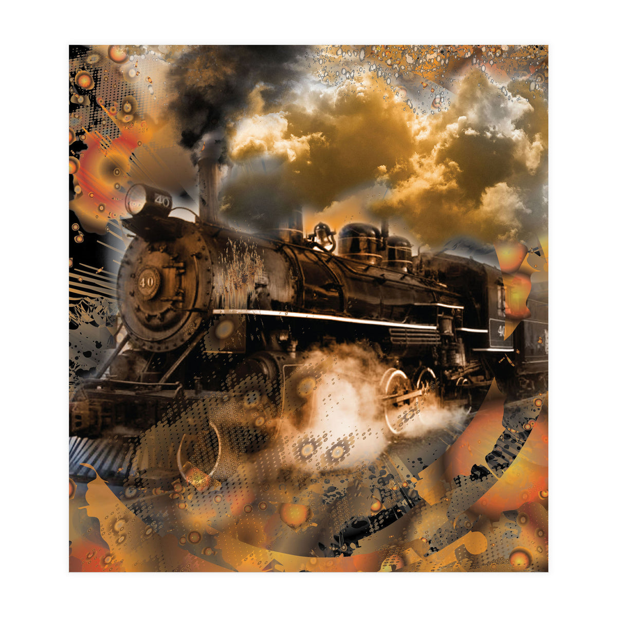 Steam Locomotive (Print Only)