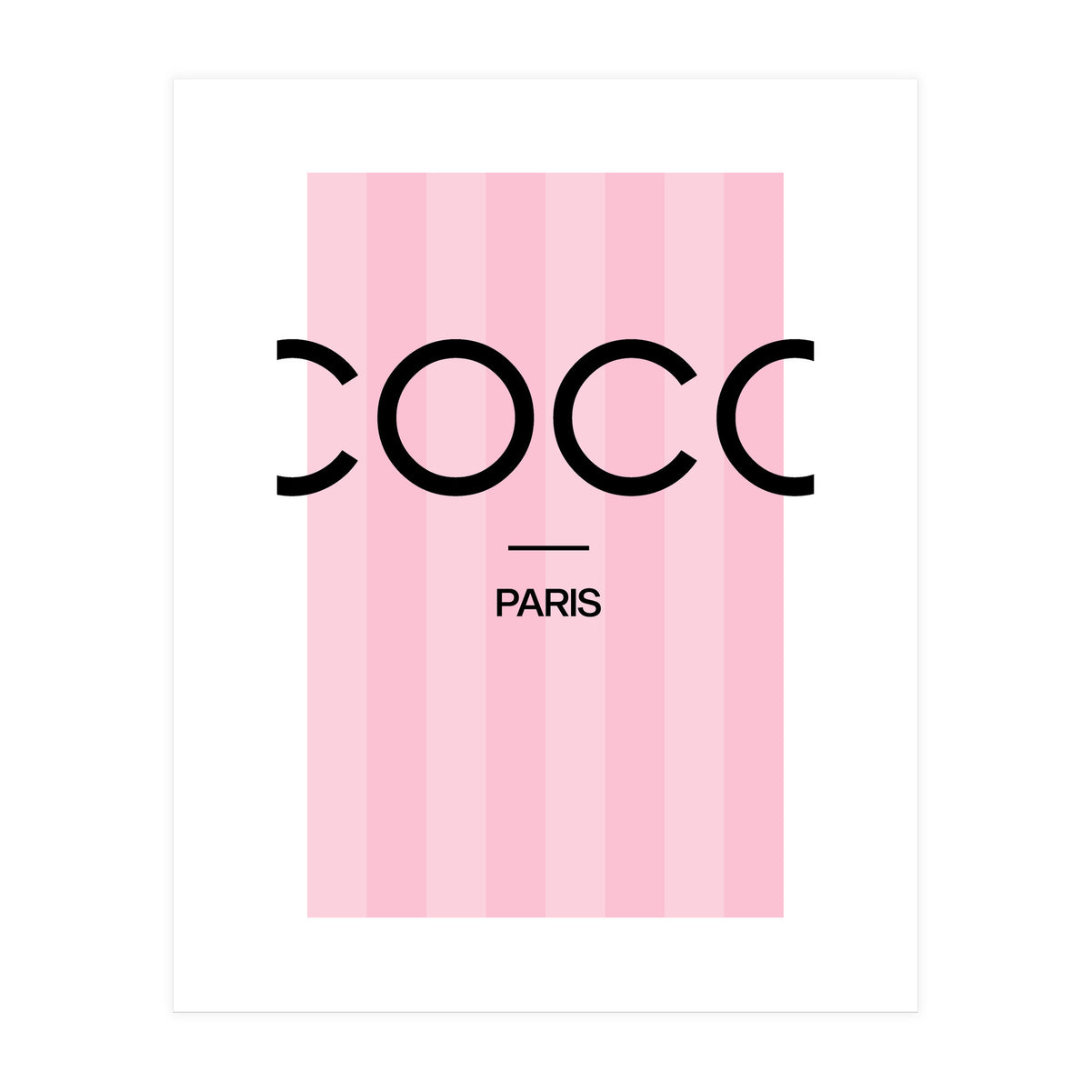 Paris Fashion Quote Art, Coco Chanel, Chic Decor (Print Only)