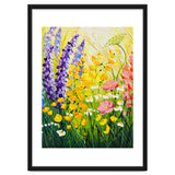 Sun-Drenched Wildflower Meadow Oil Painting thumbnail