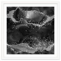 Black Glitter Agate Texture 05