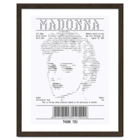 Receipt Art Madonna