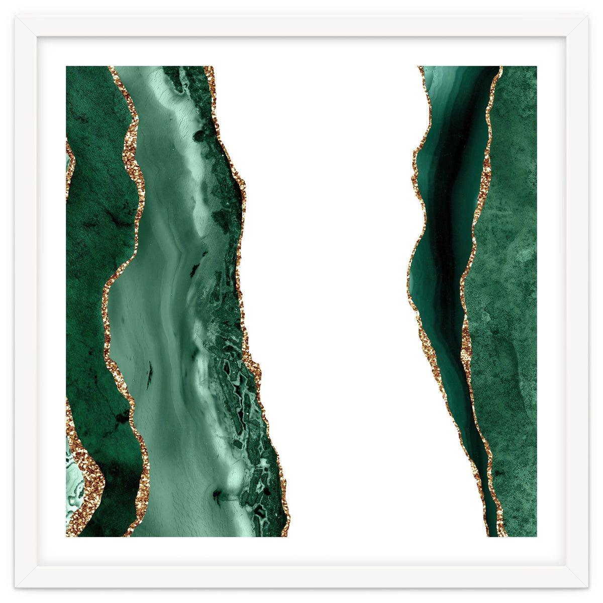 Emerald & Gold Agate Texture 14