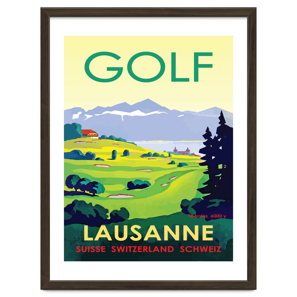 Golf in Lausanne, Switzerland
