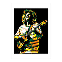 Pat Metheny American Jazz Guitarist Legend (Print Only)