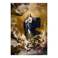 Immaculate Conception. Painted in Naples in 1635. Salamanca, Las Agostinas Church. JUSEPE DE RIBERA. (Print Only)