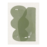 GREEN WATERCOLOR SHAPES NO.1  (Print Only) thumbnail