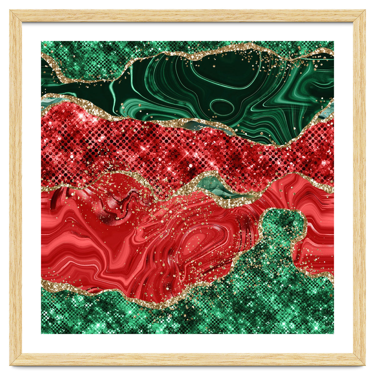 Christmas Glitter Agate Texture 02