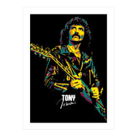 Tony Iommi Musician Legend in Pop Art (Print Only)